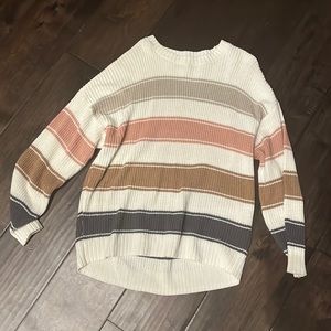 hollister NWOT oversized striped sweater